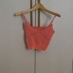 PacSun Peach Lace Trim Camisole